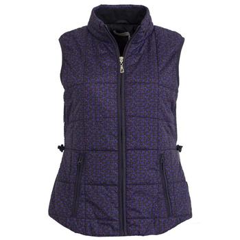 Green Lamb Jemima Printed Padded Gilet - Navy / Foral - main image